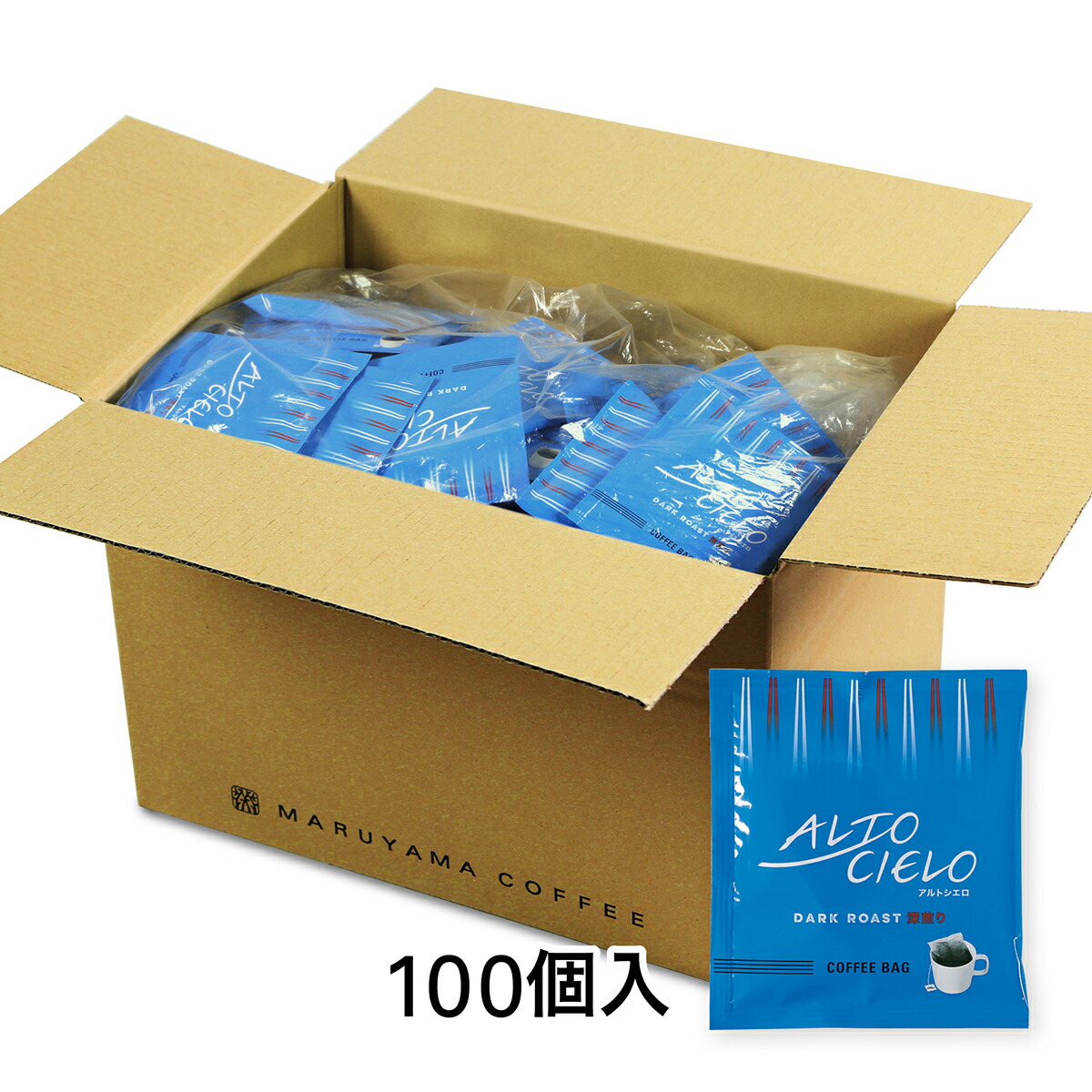 コーヒーバッグ アルトシエロ 深煎り(100個) ブレンドコーヒー 深煎り スペシャルティコーヒー 丸山珈琲 コーヒー 珈琲｜丸山珈琲 公式店