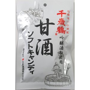 ロマンス甘酒ソフトキャンディ 1袋 千歳鶴 甘酒 酒粕 北海道製造