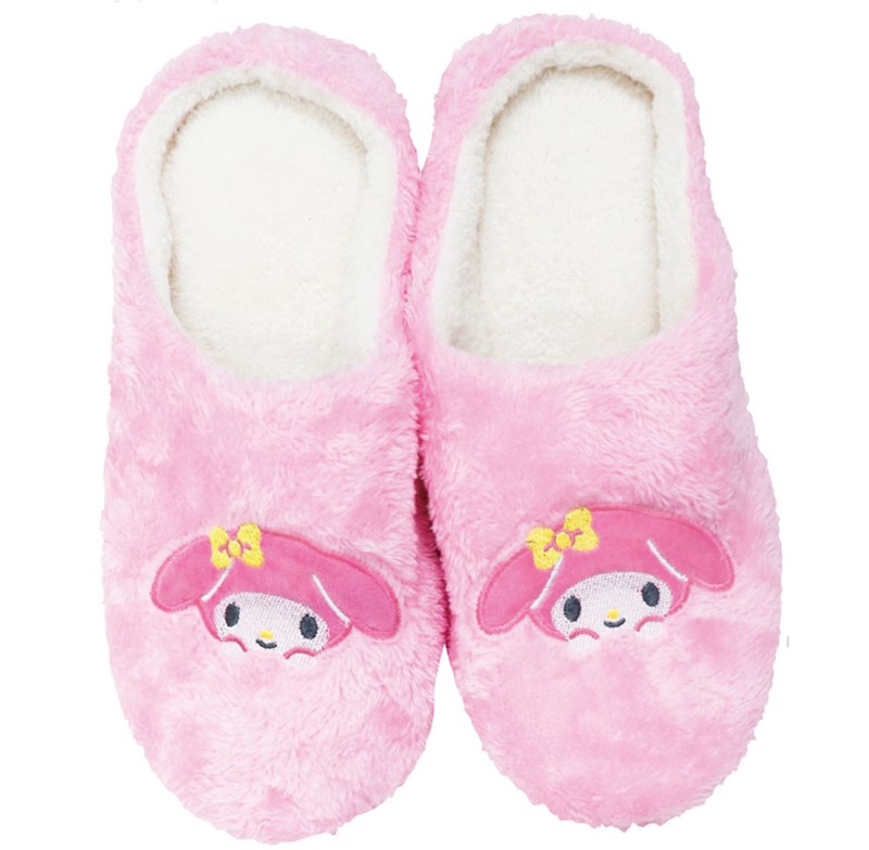 楽天市場】サンリオ マイメロディ ボアスリッパ ピンク 22～24cm さん