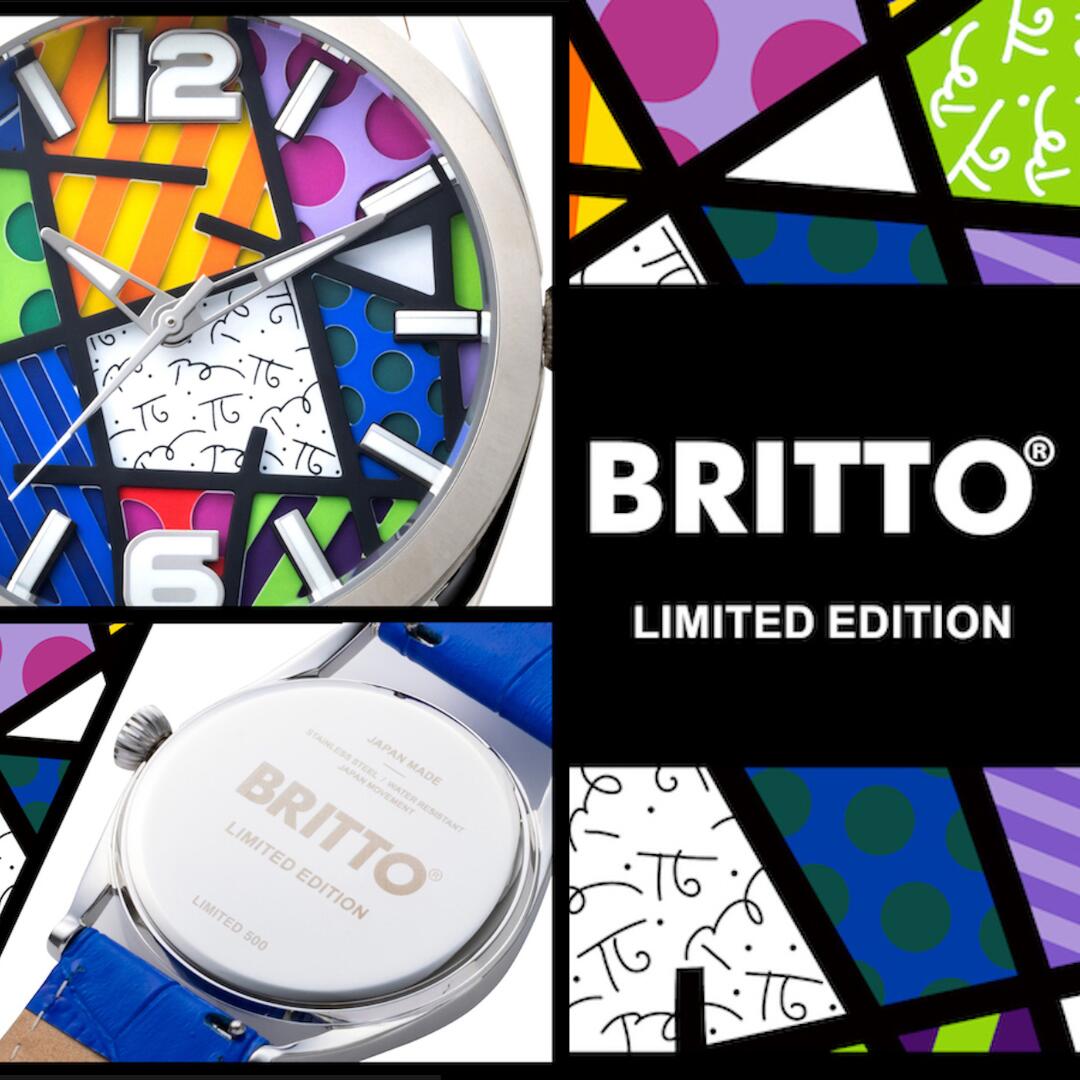 ロメロ ブリット リストウォッチ カラフル ランドスケープ ROMERO BRITTO WRIST WATCH 生産数量限定品｜マルゼキ店