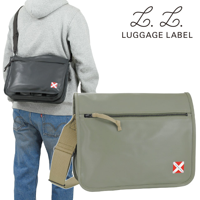 LUGGAGE LABEL ブラック (送料無料) ライナー 吉田かばん ショルダーL ラゲッジレーベルLiner