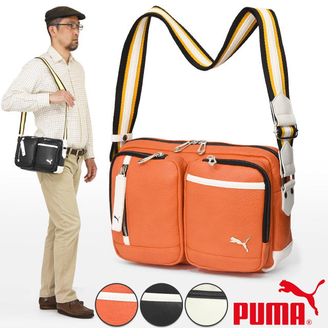 プーマ ショルダーバッグ セッション PUMA 肩掛け 斜め掛け 横型 メンズ J20316