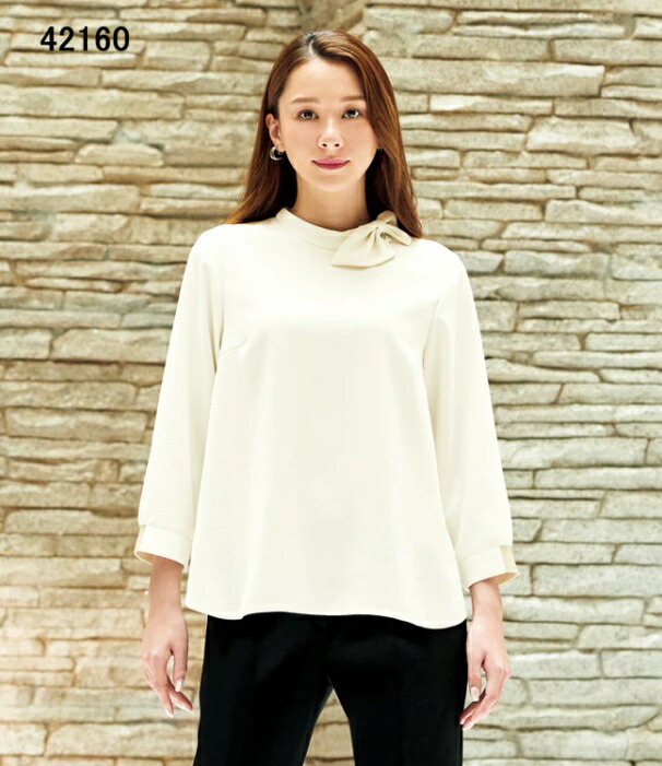 42160 プルオーバートップス 事務服 en joie 株式会社ジョア アンジョア