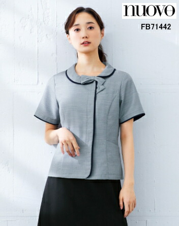 FB71442 オーバーブラウス ユニフォーム 事務服  制服 FOLK nuovo フォーク