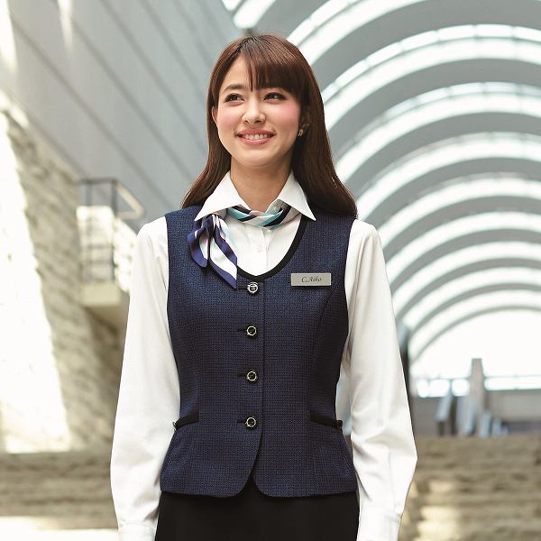 事務服 11730 ベスト en joie 株式会社ジョア アンジョア|白衣 事務服 マルゼンユニフォーム