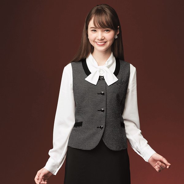 事務服 11820 限りない en joie 株式会社ジョア アンジョア ベスト-事務服