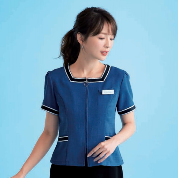 26690 ホンブルグ帽上衣 制服 事務服  ユニフォーム en joie 株式会社ジョア アン ジョア レディースファッション-事務服