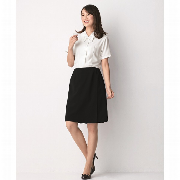 事務服 76615 ラップキュロット en joie 株式会社ジョア アンジョア|白衣 事務服 マルゼンユニフォーム