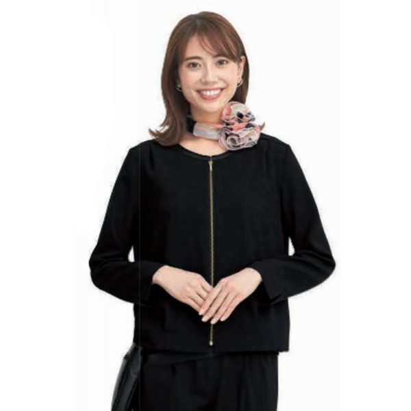 81645 ライトジャケット ユニフォーム 事務服 制服 en joie 株式会社ジョア アン ジョア
