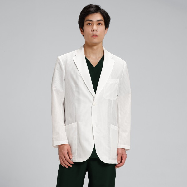 1017PH メンズジャケット 白衣 医療白衣 FOLK フォーク【白衣】 ドクターウェア F Lab.｜白衣 事務服 マルゼンユニフォーム