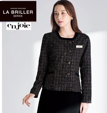 82125 ジャケット ユニフォーム 事務服 制服 en joie 株式会社ジョア アン ジョア