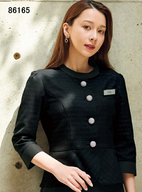86165 上衣 制服 事務服  ユニフォーム en joie 株式会社ジョア アン ジョア