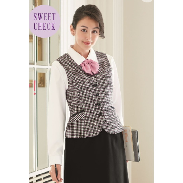SA240V ベスト ユニフォーム 事務服 制服 株式会社神馬本店 JINBA