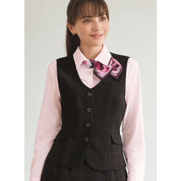 SA300V ベスト ユニフォーム 事務服 制服 株式会社神馬本店 JINBA｜白衣 事務服 マルゼンユニフォーム 11,583円