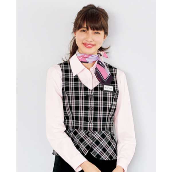 SA350V ベスト ユニフォーム 事務服 制服 株式会社神馬本店 JINBA|白衣 事務服 マルゼンユニフォーム