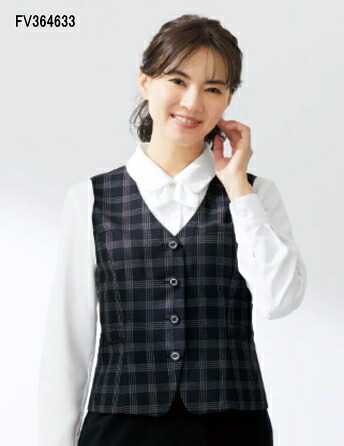 fv36463 ベスト ユニフォーム 事務服 制服 FOLK nuovo フォーク|白衣 事務服 マルゼンユニフォーム