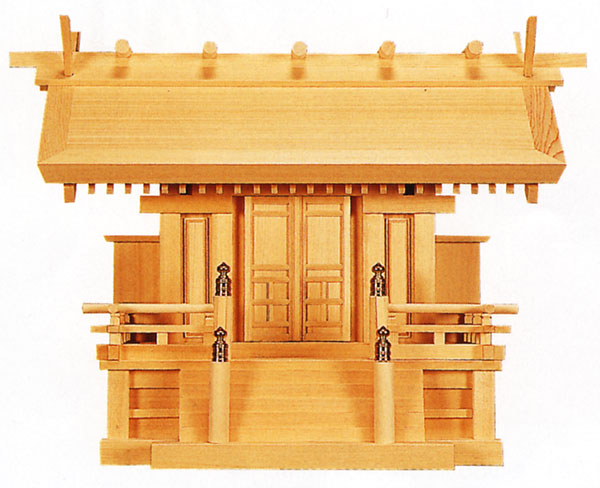 神棚 天神唐戸一社 （木曽ひのき） 国産 桧 檜 金入れ 厄除け 安全性のある祈とう 魔よけ差し 飾り気の無い 札硝子 木 分かりやすい 今めかしい 御前上等 御前上等神棚 造営 開店 今めかしい 日本製 11-399 お覚悟 御盆 迎え火