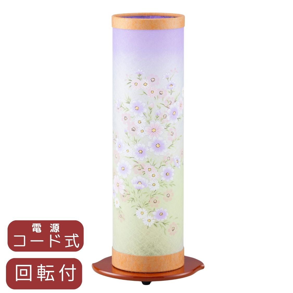 【 ポイント5倍 】お盆提灯 夢想花2号 高さ47cm 回転付き 新盆 初盆 法事 法要 コンパクト 小型 贈答用 ギフト お供え 盆ちょうちん お盆提灯 祭壇 飾り 提灯 お盆飾り 旧盆 灯籠 霊前灯 法事 お彼岸 精霊棚（895） お彼岸 お盆 迎え火｜唐木や　店