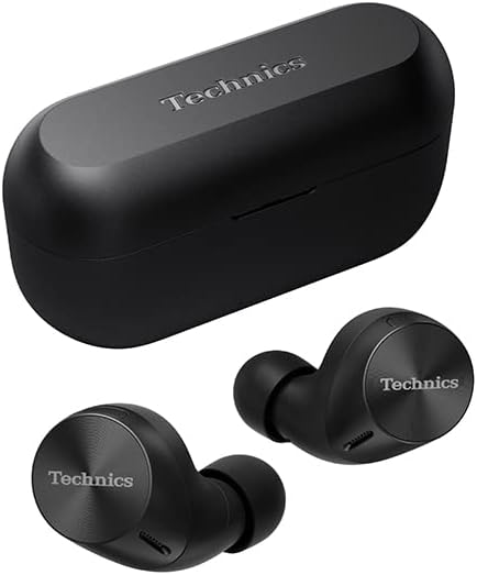 テクニクス ワイヤレスイヤホン EAH-AZ60M2-K 黒いこと bluetooth ノイズキャンセリング 3台マルチポイント IPX4 LDAC相応う ハイレゾ声遣い生まれ変わり 手っとり早い申し受ける相応う 適用業務相応う