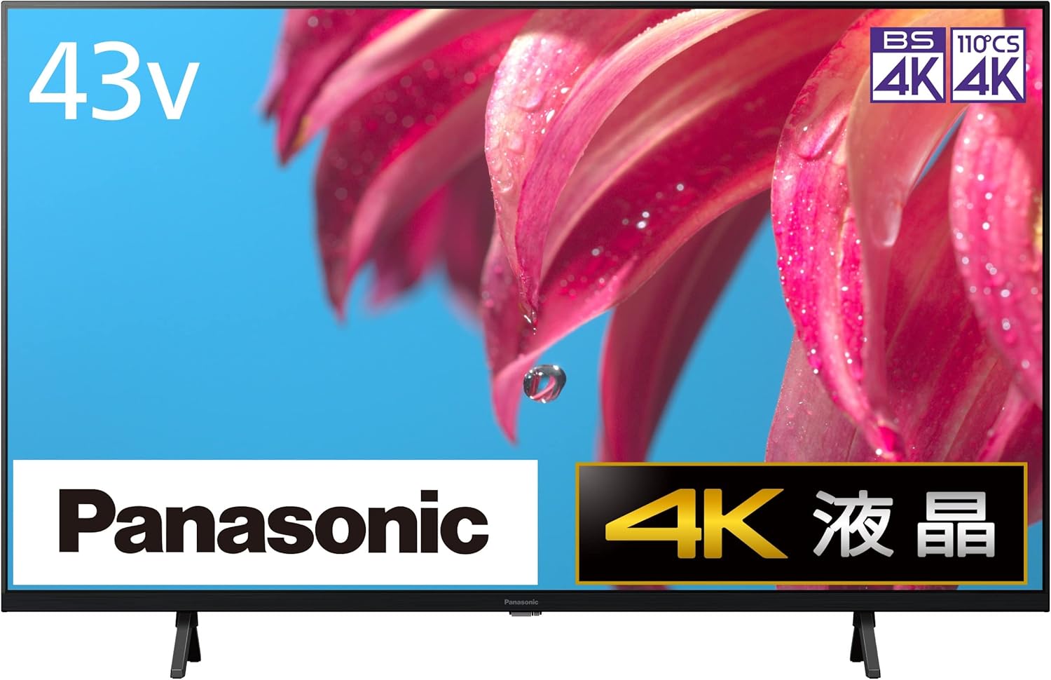 店先見せびらかす品 パナソニック 43V型 4Kダブルラジオ受信機内蔵 液晶テレビ受像機 TH-43LX800 VIERA Dolby Atmos(R)相応う 2022年ひな形