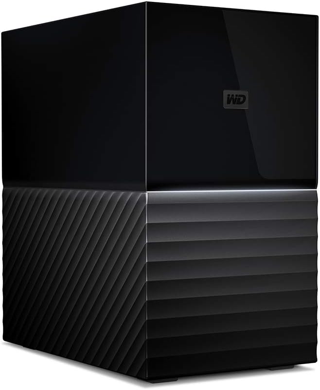 WD 勉強机いの一番HDD 8結核症 USB3.1 Gen 1 記号化 RAID 0,1 うしろ押し My Book Duo 2021EX / WDBFBE0080JBK-JEEX