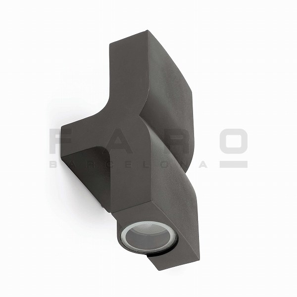 ゴーリキアイランド 【FA74408】 KLAMP Dark grey wall lamp 2L