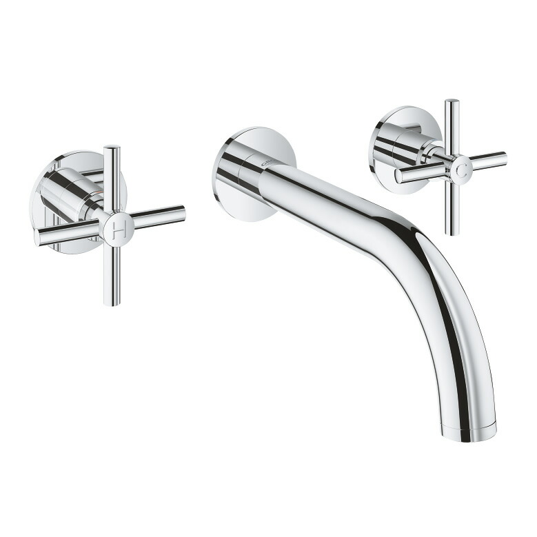 【直送商品】GROHE[グローエ]　洗面用水栓　【20 164 30J】　アトリオ 2ハンドル壁出洗面混合栓　GROHE SPA COLLECTIONS【NP後払い不可】