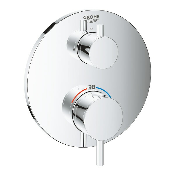【直送商品】GROHE[グローエ] 浴室用水栓 【24 134 30J】 アトリオ サーモスタットシャワー埋込混合栓 化粧部【NP後払い不可】