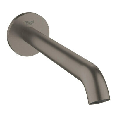 【直送商いもの】GROHE[グローエ] 【13449AL1J】 壁出二階建てバス吐水口 1/2” ブラッシュドハードグラファイト 抽出エキス