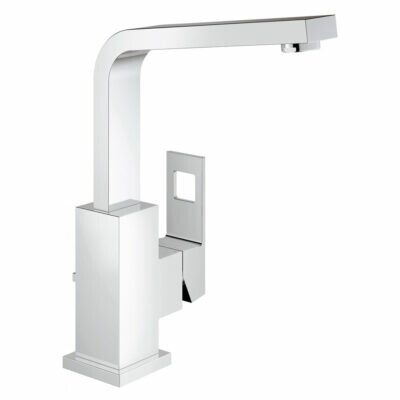 【直送商品】GROHE[グローエ] 【23 135 E0J】 ユーロキューブ・シングルレバー洗面混合栓（引棒付） ユーロキューブ