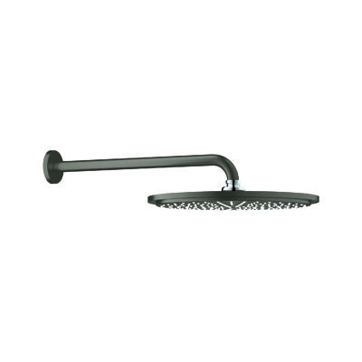 【直送商品】GROHE[グローエ] 【26 066 AL0J】 モダンオーバーヘッドシャワー310mmアームセット（ブラッシュドハードグラファイト） ヘッドシャワー
