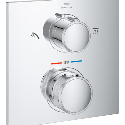 【直送商いもの】GROHE[グローエ] 【2918120J】 サーモスタットシャワー2方うつり変わり埋込練り合わせる栓 かざり付ける部 アリュール