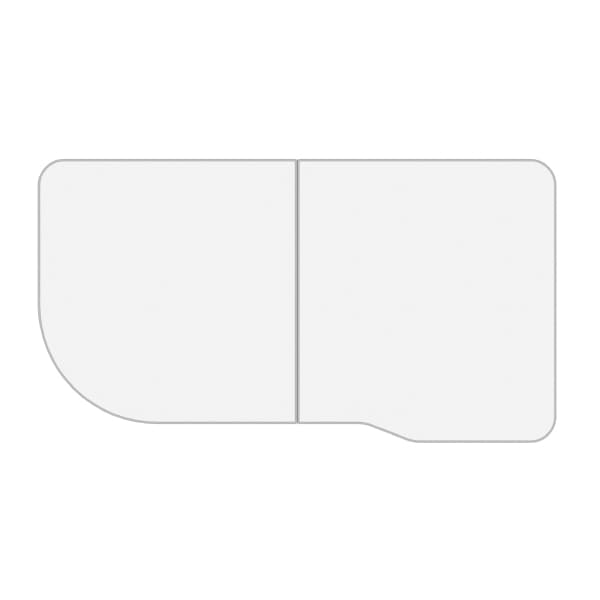 ハウステック 【SY22-PT0084】 断熱クミフタ(695×760切欠、695×710)２枚 バスルーム 風呂フタ 断熱クミフタ