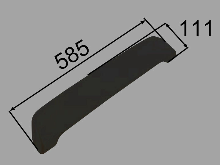 INAX・LIXIL　浴室部品　ヘッドレスト【YCH-9B/K】ブラック　浴室レスト・クッション品