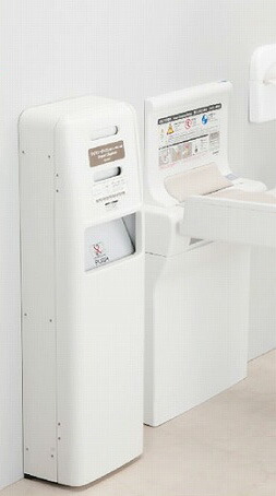 DB-14　ダイアパーボックスDB14　紙おむつ専用ダストボックス　トイレ設備　コンビウィズ株式会社【メーカー直送のみ・代引き不可・NP後払い不可】