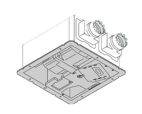 パナソニック　換気扇　気調・天埋熱交換形換気扇　ルーバー別売タイプ 【FY-14ZBZ3】 22,102円