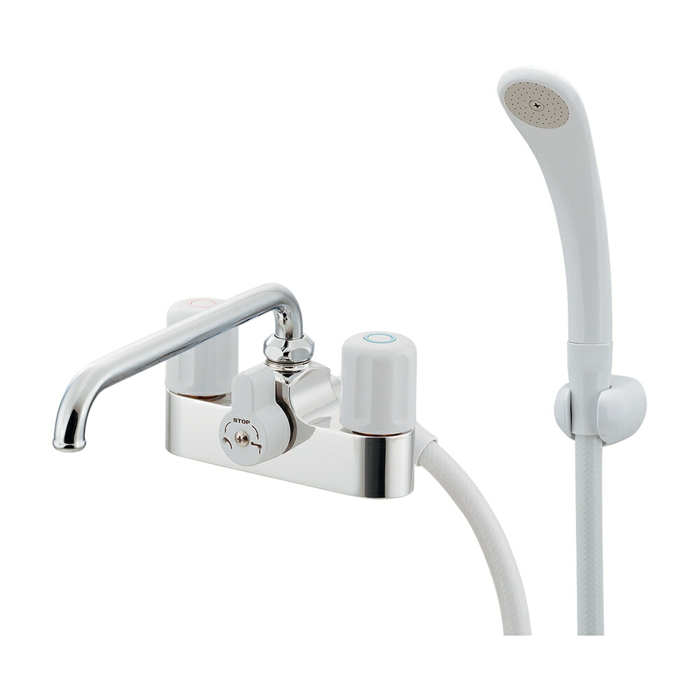 カクダイ KAKUDAI【152-205】2ハンドルシャワー混合栓（一時止水）