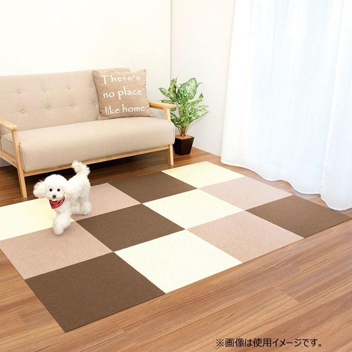 INAX LIXIL リクシル 【SL-LG-SN-0267】 撥水タイルマット45×45cm／ブラウン／インテリア・室内用品 [SN-0267]
