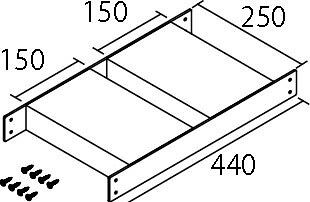 LIXIL リクシル 【KF-D21】 くっ付ける金具(はね上げ式手摺り・立ち小便腕っこき手摺り) 軽さ鉄骨用打っ付け金具 木材・建築資材・設備-トイレ用設備-花・ガーデン・DIY