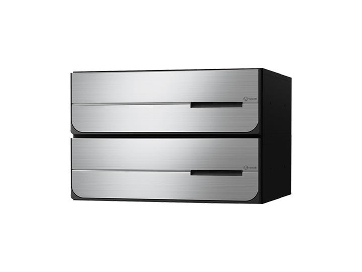 Nasta ナスタ 【KS-MB4102PU-2】郵便うけ W360×H120 前入後出／屋内印字機