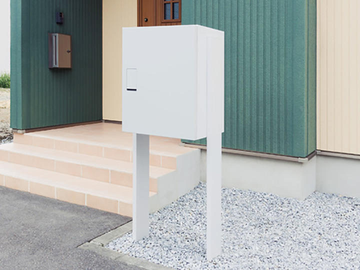 Nasta ナスタ 【KS-GP12AP-450L-L】宅配ボックス用ポールのみ 寒冷地仕様　カラー：ライトグレー｜DOOON ショップ