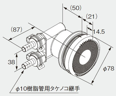 ノーリツ 給湯器 部材 0709228 回転運動アダプタJX-J 20P 【0709228】