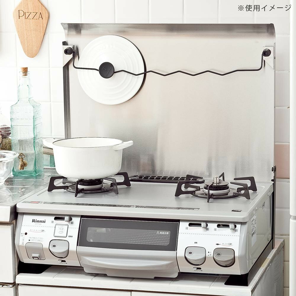 【池永鉄工】コンロカバー ステンレス 75cm用 IK2S-75作業台キッチン 池永鉄工 IK2S-75 システムコンロ用 ガスコンロカバー 75cm用