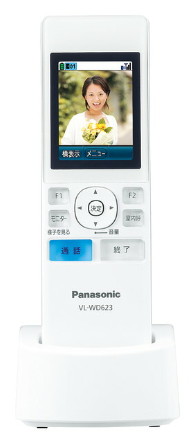 パナソニック Panasonic インターコム テレビドアホン 無線電話管する子機 VL-WD623