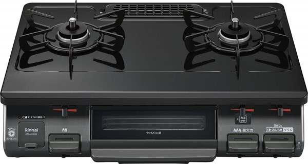リンナイ Rinnai 【RT64JH6S2-GR】 グリル付ガステーブル 品名コード：51-5695