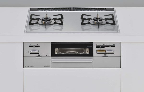 リンナイ Rinnai 【RS21W28P12TVL】 グリル付ガスビルトインコンロ 品名コード：52-1829