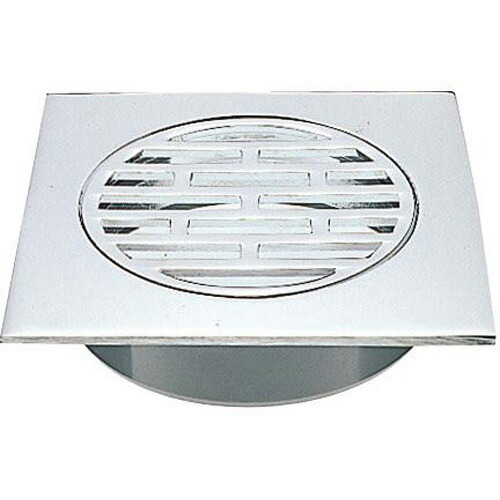 三栄水栓[SANEI]　バス用品・空調通気用品　目皿　兼用角目皿　【H480-100X150】