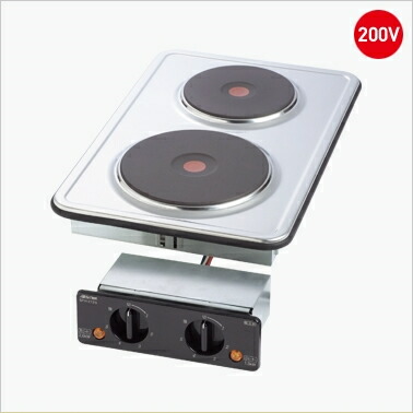 楽天市場】三化工業 プレートヒーター【SPH-232S】 200V ビルトイン2口