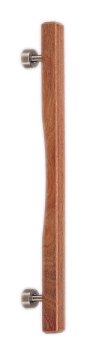 シロクマ ウッド角棒取手 ３００mm ウッド 【NO-80】【メーカー直送のみ・代引き不可・NP後払い不可】