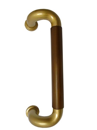 シロクマ Ｌ型ハーモニー取手両面用 ３３０mm ＡＧ／Ｍオーク 【NO-121】【メーカー直送のみ・代引き不可・NP後払い不可】